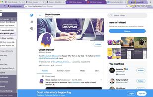 Ghost Browser screenshot 1