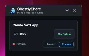 App can made public with one click