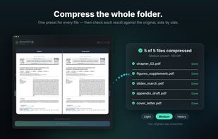batch compression