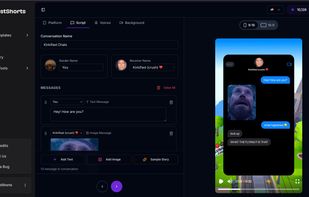 Fake Text Message Video Generator (iMessage Style)
