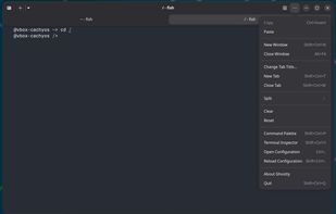 Ghostty screenshot 1
