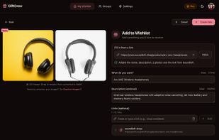 Add a Gift From a Product Link