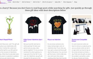 Giftideasclub.com screenshot 1