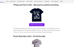 Giftideasclub.com screenshot 2