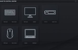 GIGABYTE Control Center screenshot 1
