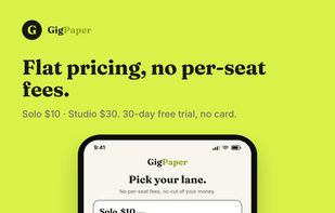 GigPaper screenshot 1