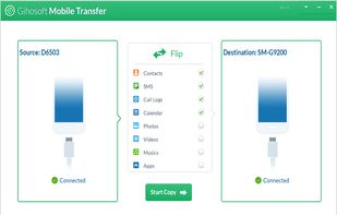Gihosoft Mobile Transfer screenshot 1