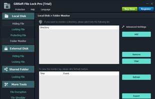 Gilisoft File Lock Pro screenshot 1