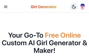 Girl Generator Home Page