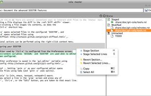 git-cola screenshot 1