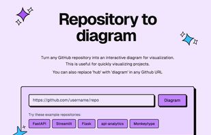 GitDiagram screenshot 1