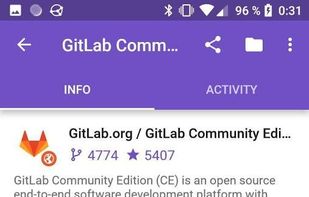 GitFox for GitLab screenshot 2