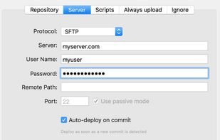 GitFTP-Deploy screenshot 3