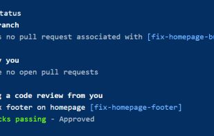 GitHub CLI screenshot 1