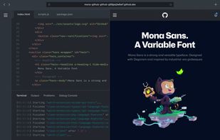 Github Codespaces screenshot 1