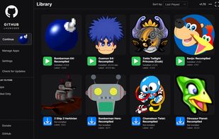 Github Launcher (N64RecompLauncher) screenshot 1