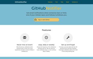 GitHub Notifier screenshot 1