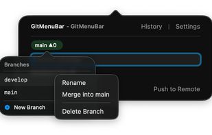 GitMenuBar screenshot 3