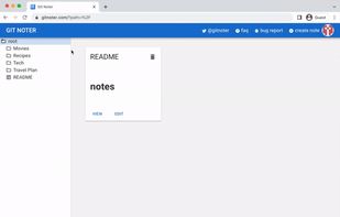 GitNoter Preview