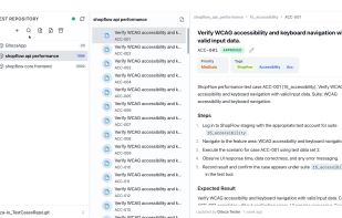 test case repository demo
