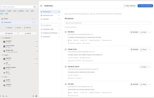Collections of saved repositories, with notes and clone actions.