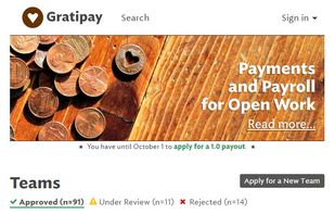 Gratipay screenshot 1