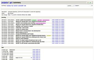 Gitweb screenshot 1