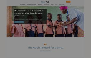 GiveWell screenshot 1