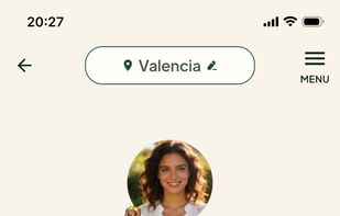 Profile screen