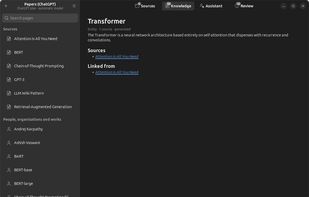 Pages linked to each other with wikilinks and backlinks