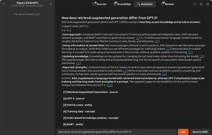 An answer with citations to the wiki pages it used