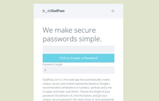 GladPass screenshot 1