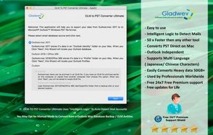 Gladwev Email converter screenshot 1