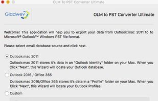 Gladwev Email converter screenshot 1