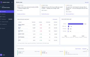 Worth a look: what is costing you, written in plain words, like a mobile gap or a search on page one that few people click.
