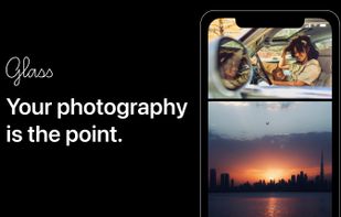 Glass — your photography is the point.