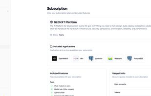 GLBNXT Customer Subscription