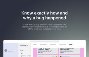 Gleap provides developers with all the tools they need to reproduce bugs 10x faster.