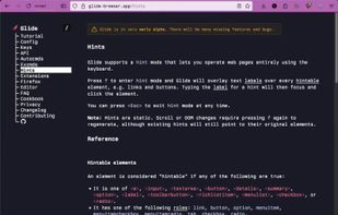 Glide Browser screenshot 2