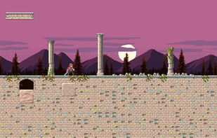 A platformer game in Glide