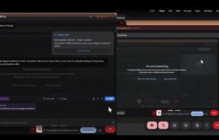 Invisible on screen share