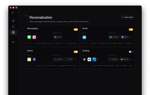 Personalization view