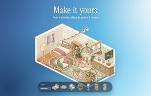 Decorate your room with stickers from the album