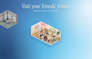 Visit your friends' rooms