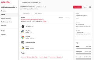 Single issue detail view