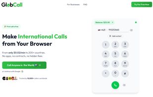 GlobCall screenshot 1