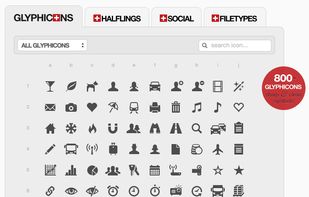 800+ clean, crisp icons!
