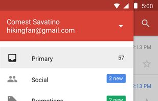 Gmail Go screenshot 1
