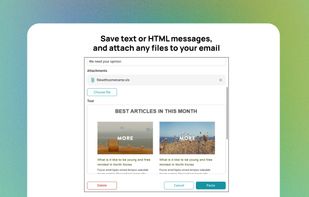 HTML-email saving