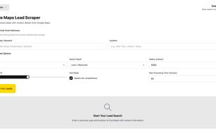 GMapsScraper AI Dashboard